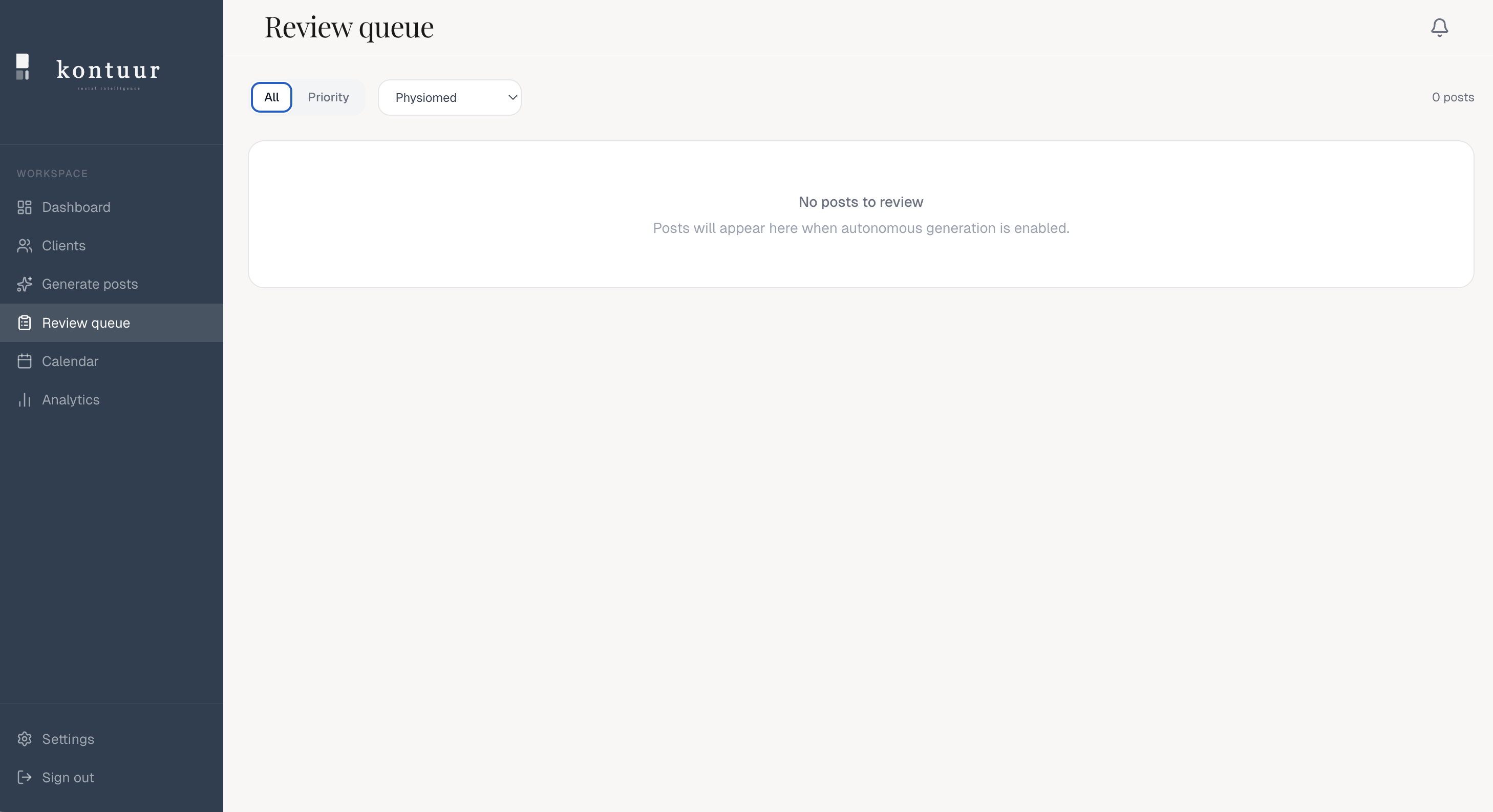 Review queue